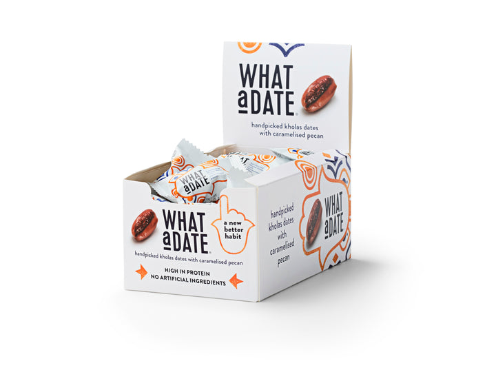 Pecan Hand-Filled Dates | Snack & Gift | What a Date – What a Date